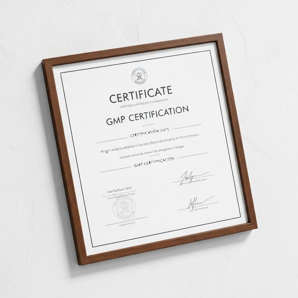 GMP Certification: What It Means for Your Health